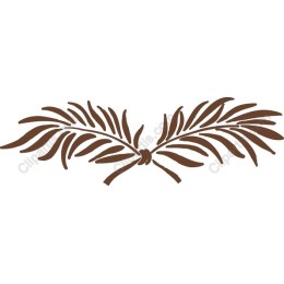 Stylized Palm Leaves