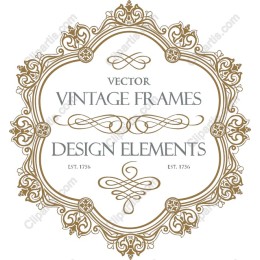  Vintage Frames Elements