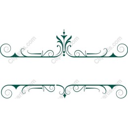 Vintage Floral Border