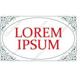 Elegant Frame with Bold Text
