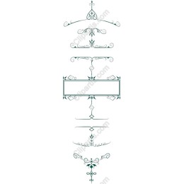 Elegant Ornamental Border and Divider Pack