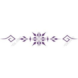 Elegant Purple Ornamental