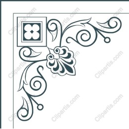 Elegant Corner Flourish