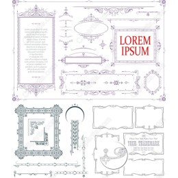 Ornamental Bundle - Elegant Frames and Borders Collection
