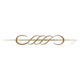 Elegant Line Art Ornament