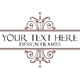 Elegant Vintage Customizable Text Frame
