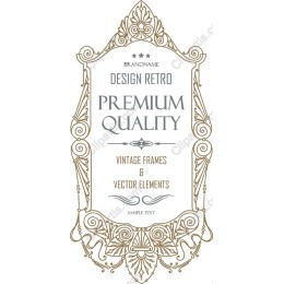 Vintage Retro Frame - Premium Quality