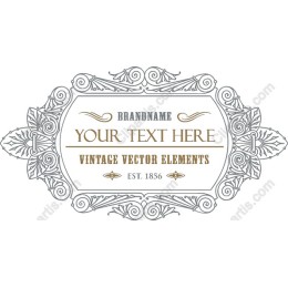 Vintage Elements - Elegant Ornamental