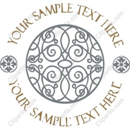 Elegant Customizable Decorative