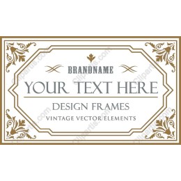 Vintage Frame - Ornate Floral Elements