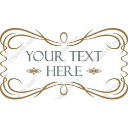 Elegant Customizable Frame with Text Placeholder