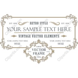 Vintage Elegant Frame