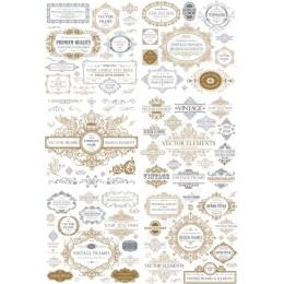 Vintage Frames & Elements Set