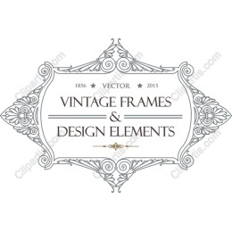 Elegant Vintage Frames & Elements Collection