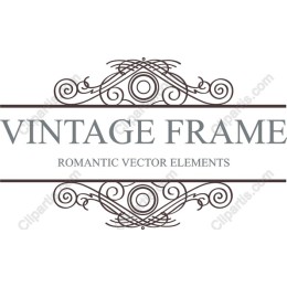 Vintage Frame - Romantic Element