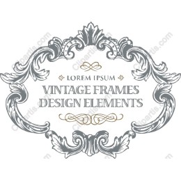 Elegant Vintage Frames Set