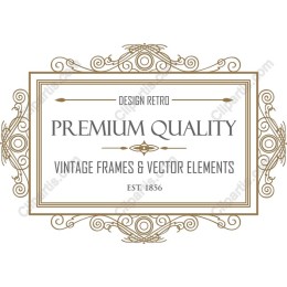 Premium Quality Vintage Frame Elements