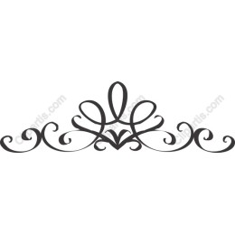 Elegant Decorative Scroll Ornament