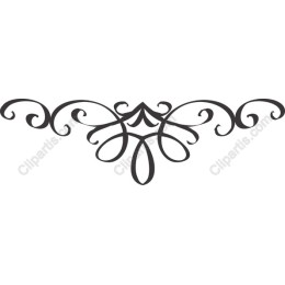 Elegant Swirl Decorative Ornament