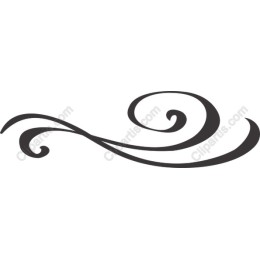 Elegant Swirl Ornament