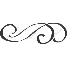 Elegant Swirl Ornament