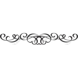 Elegant Decorative Swirl Border
