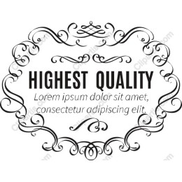 Elegant HIGHEST QUALITY Frame in and