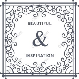 Beautiful & Inspiration Ornate Frame