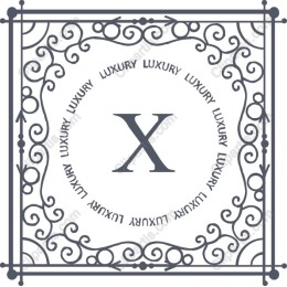 Luxury Monogram Frame