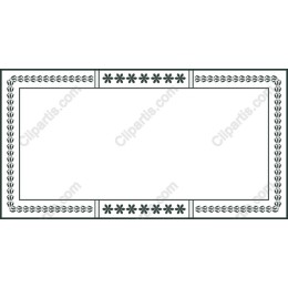 Elegant Floral Bordered