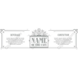 Vintage Cafe Menu Template