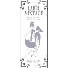 Vintage Lady Label