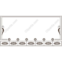 Vintage Floral Border