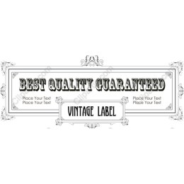Vintage Quality Guarantee Label
