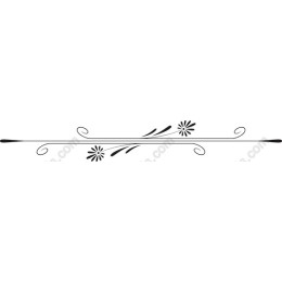 Elegant Floral Decorative Border
