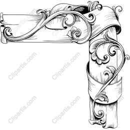 Vintage Scroll Ornament