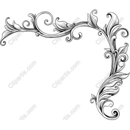 Elegant Floral Border