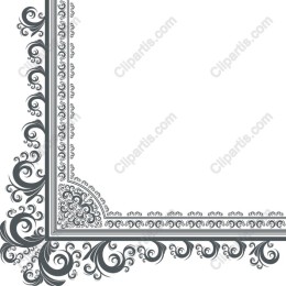 Ornate Floral Swirl Frame