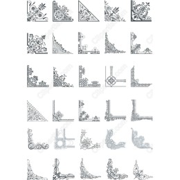 Ornate Corner Set
