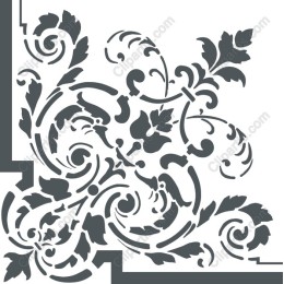 Ornate Floral Corner