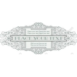 Vintage Elegance Custom Text Frame