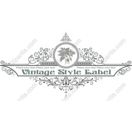 Vintage Style Label