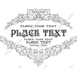 Vintage Style Ornate Frame