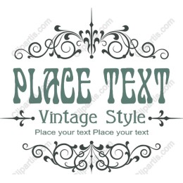 Vintage Style Ornamental