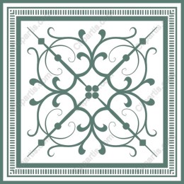 Sophisticated Floral Swirl