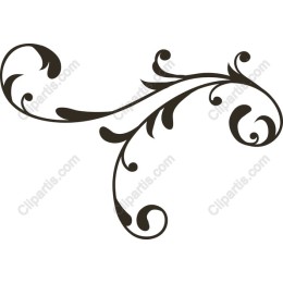 Elegant Floral Swirl