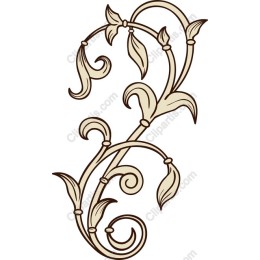 Elegant Floral Vine