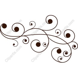 Elegant Swirly Vine Clipart