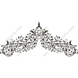Ornate Floral Decorative Border