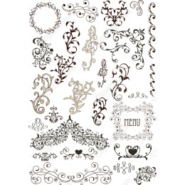 Elegant Flourishes Clipart Set - Bundle